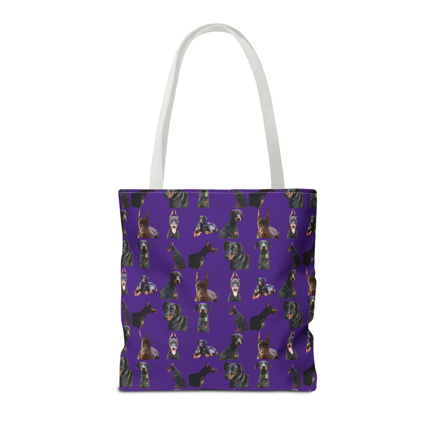 Edition 6 Doberman Model Pattern Purple Tote Bag