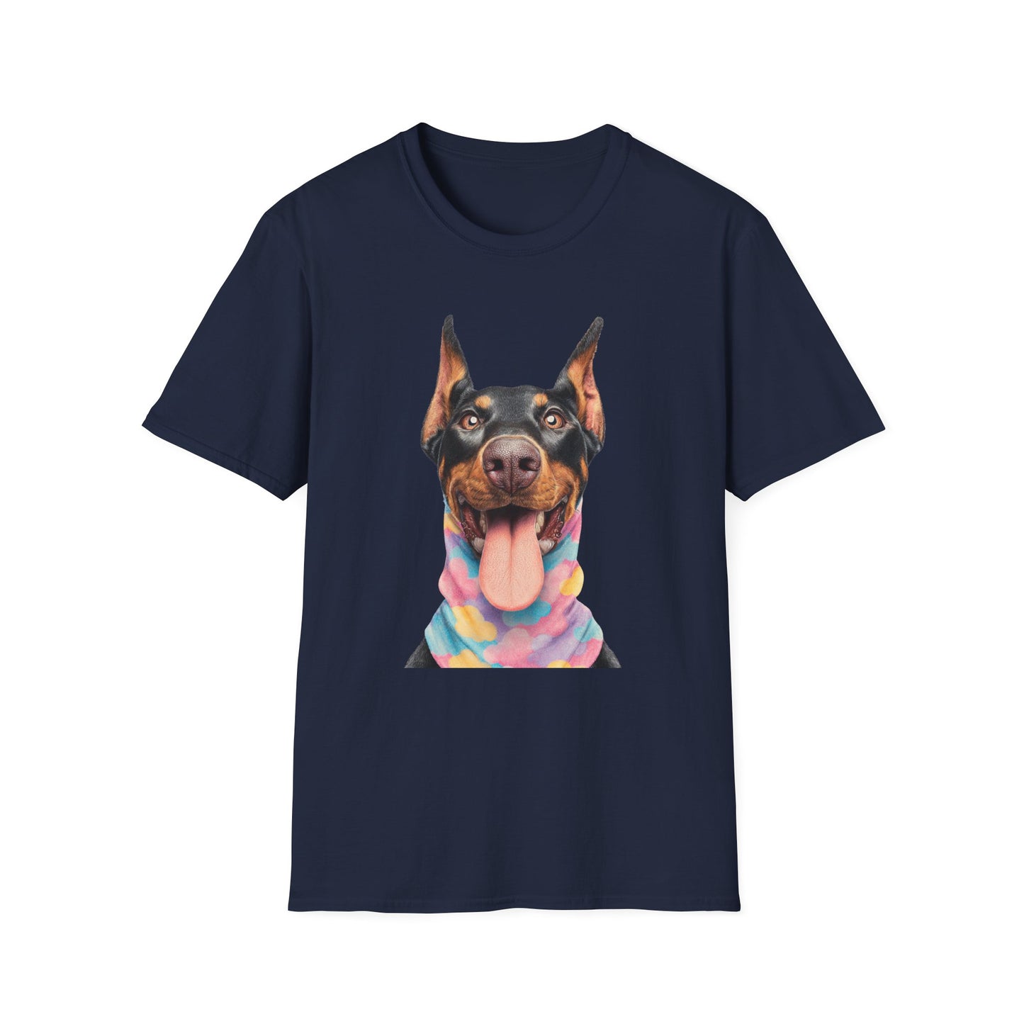 Doberman 1 Portrait T‑Shirt