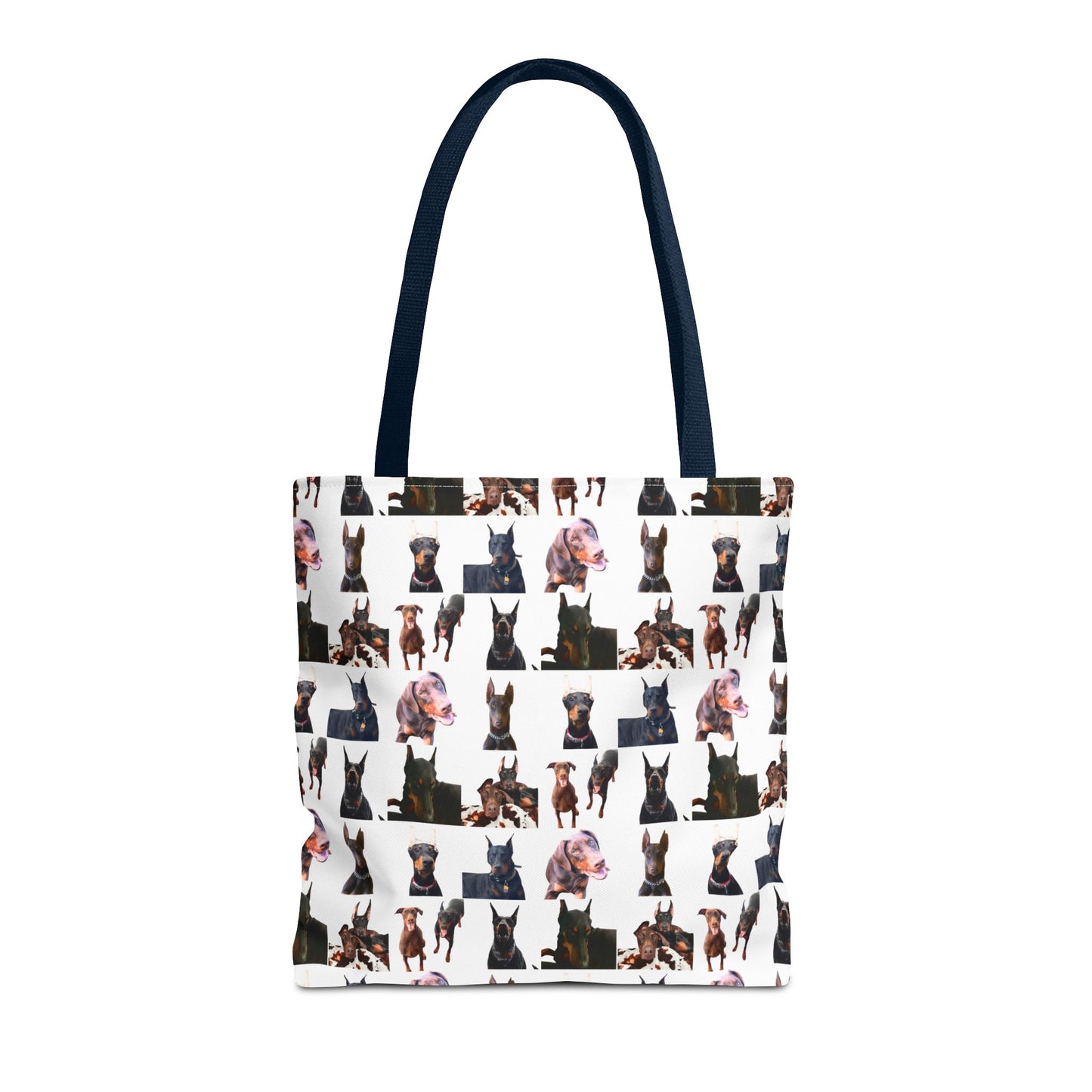 Edition 10 Doberman Model Pattern White Tote Bag