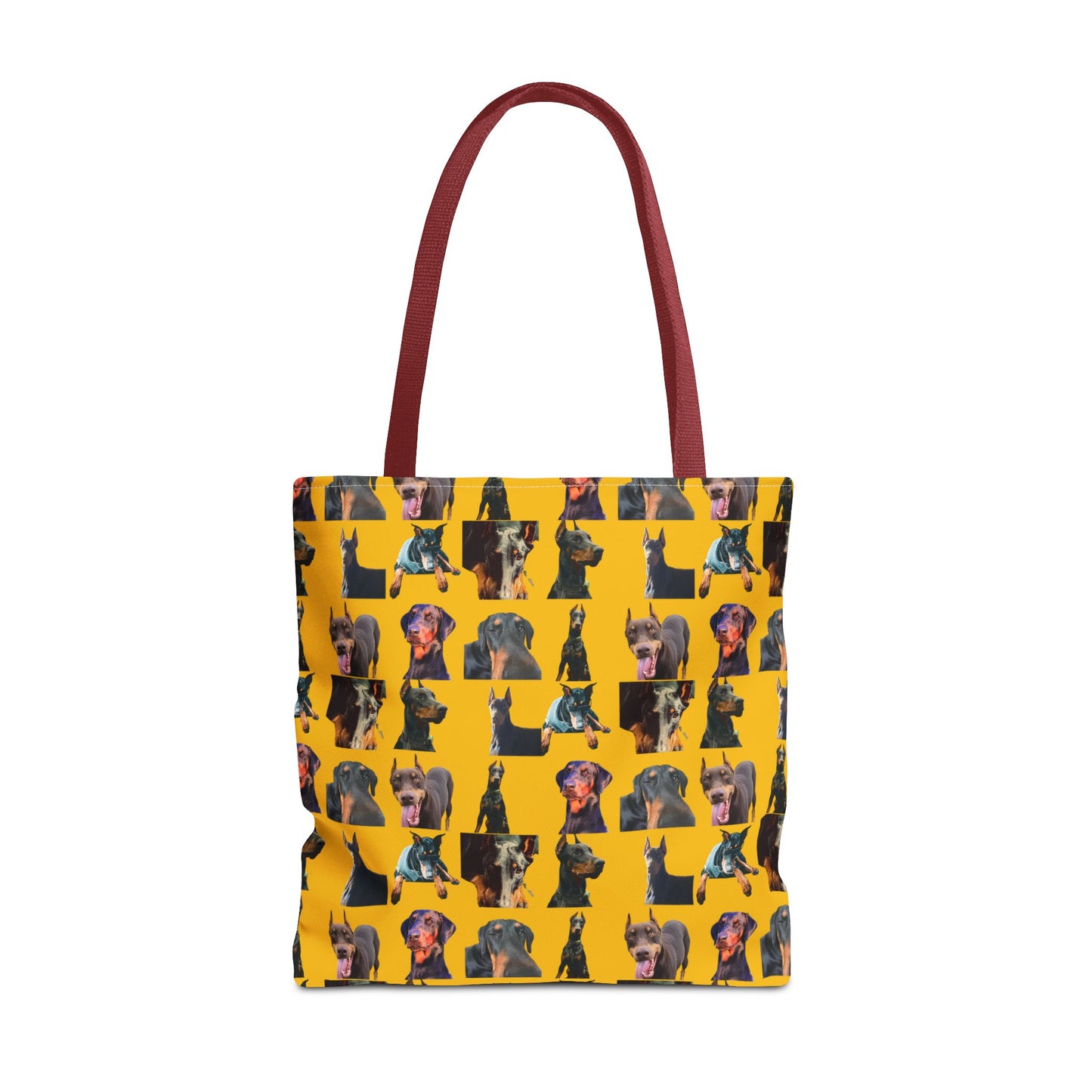 Edition 3 Doberman Model Pattern Yellow Tote Bag