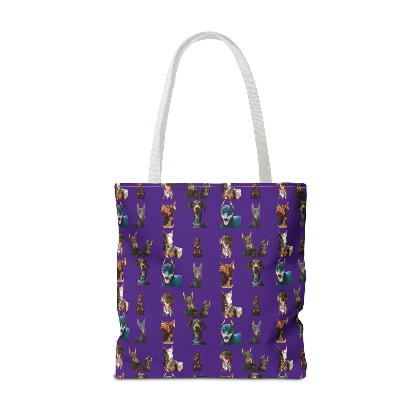 Edition 4 Doberman Model Pattern Purple Tote Bag