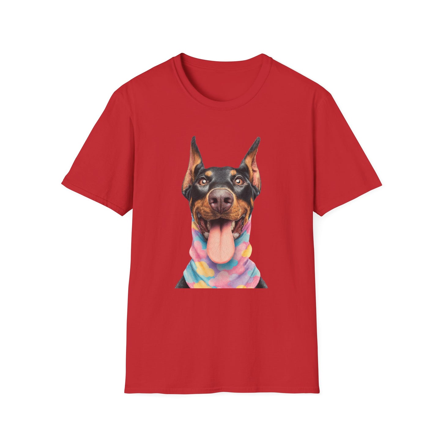 Doberman 1 Portrait T‑Shirt