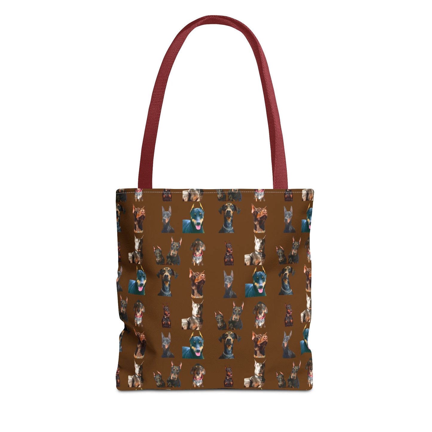 Edition 4 Doberman Model Pattern Brown Tote Bag