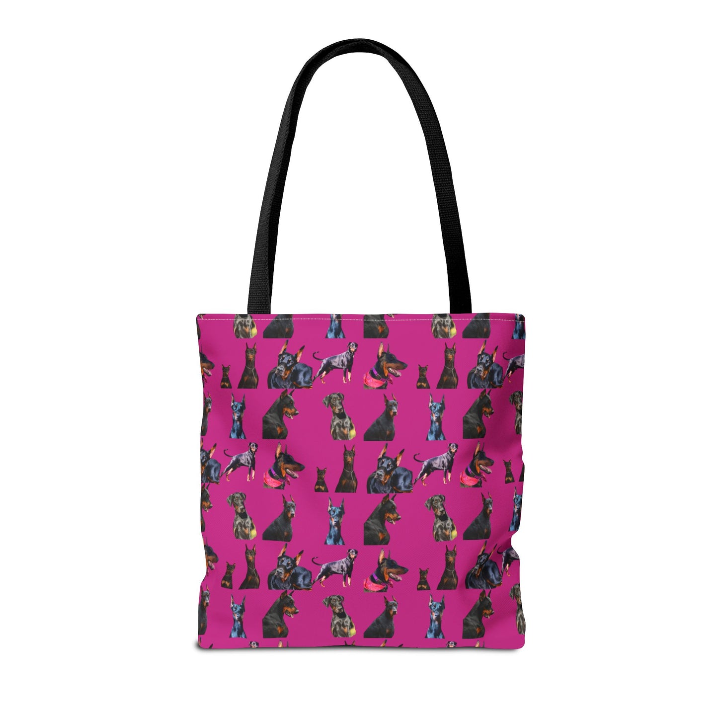 Edition 7 Doberman Model Pattern Pink Tote Bag