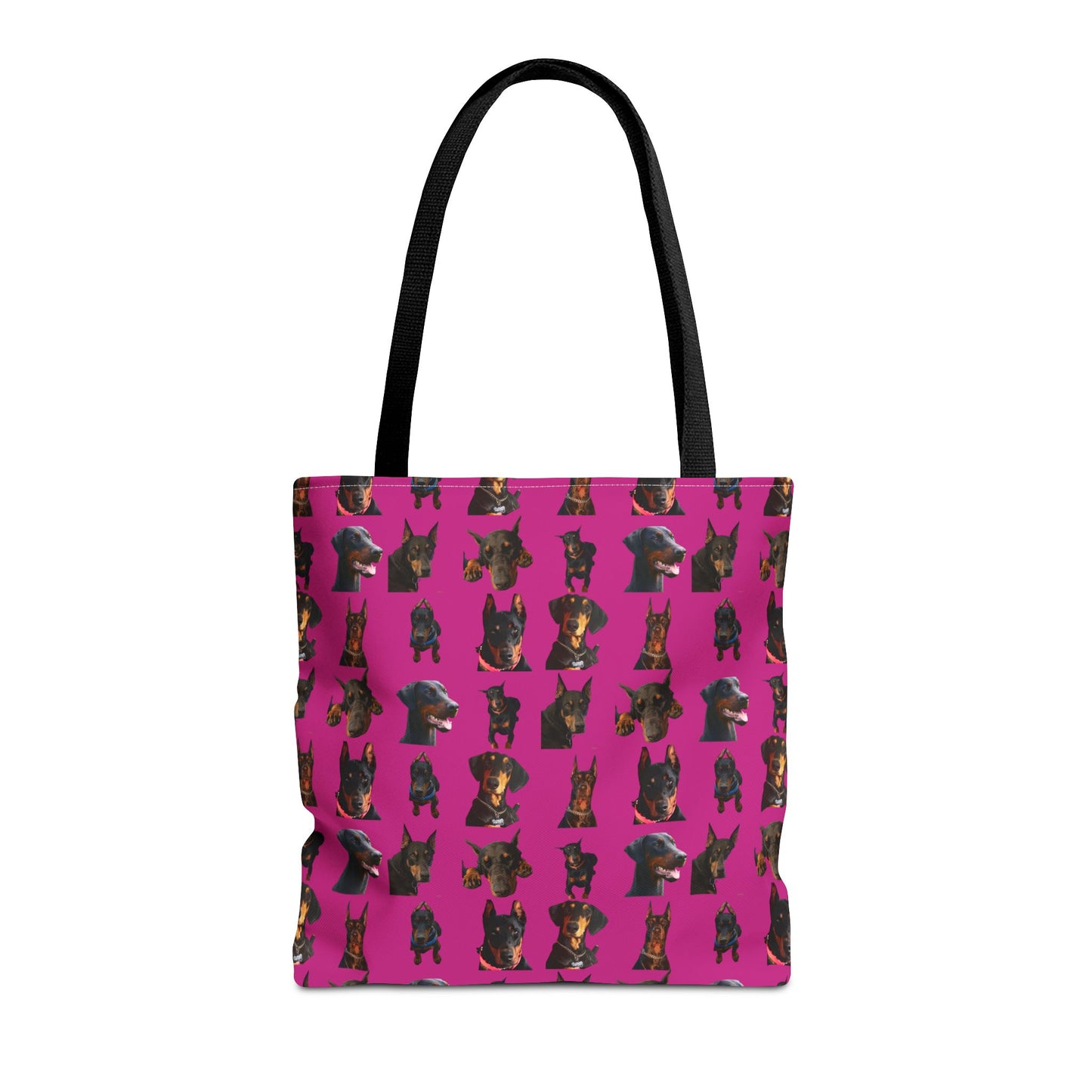 Edition 2 Doberman Model Pattern Miami Pink Tote Bag
