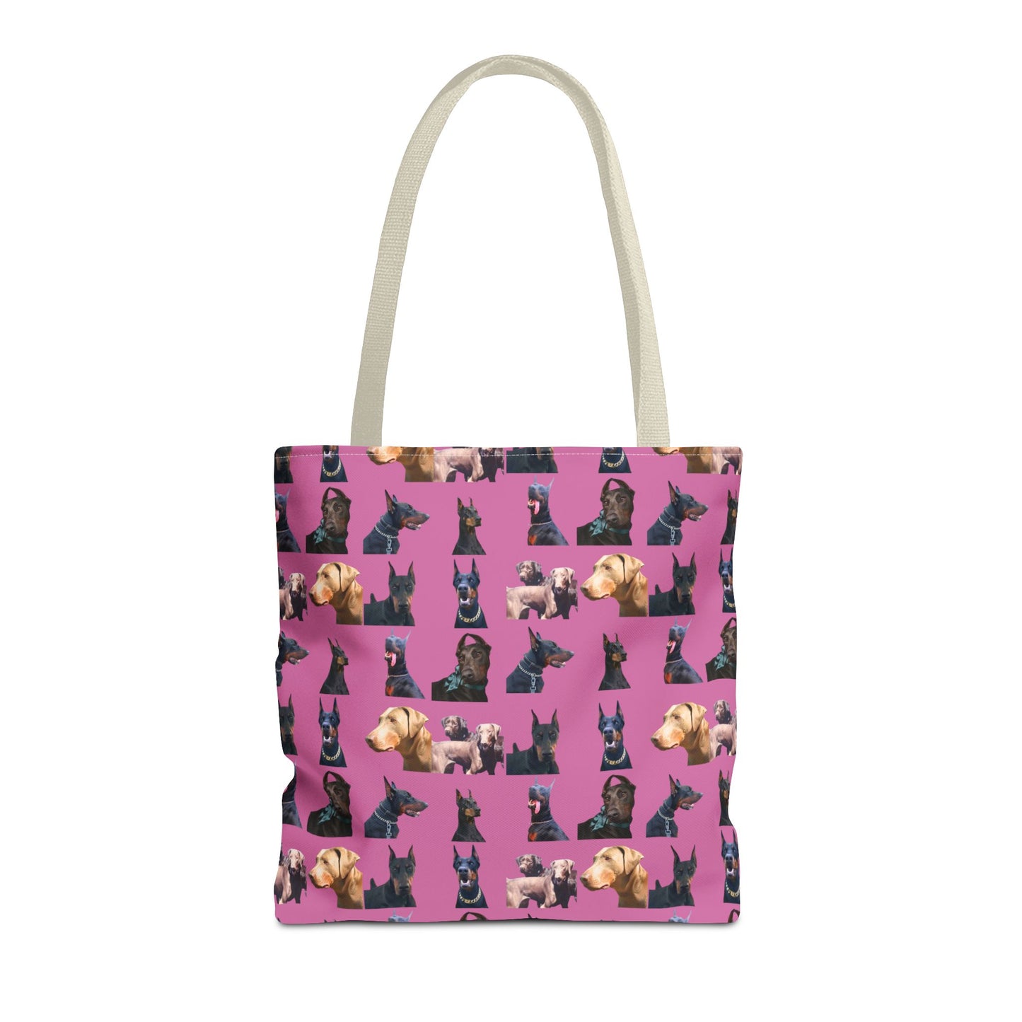 Edition 8 Doberman Model Pattern Light Pink Tote Bag