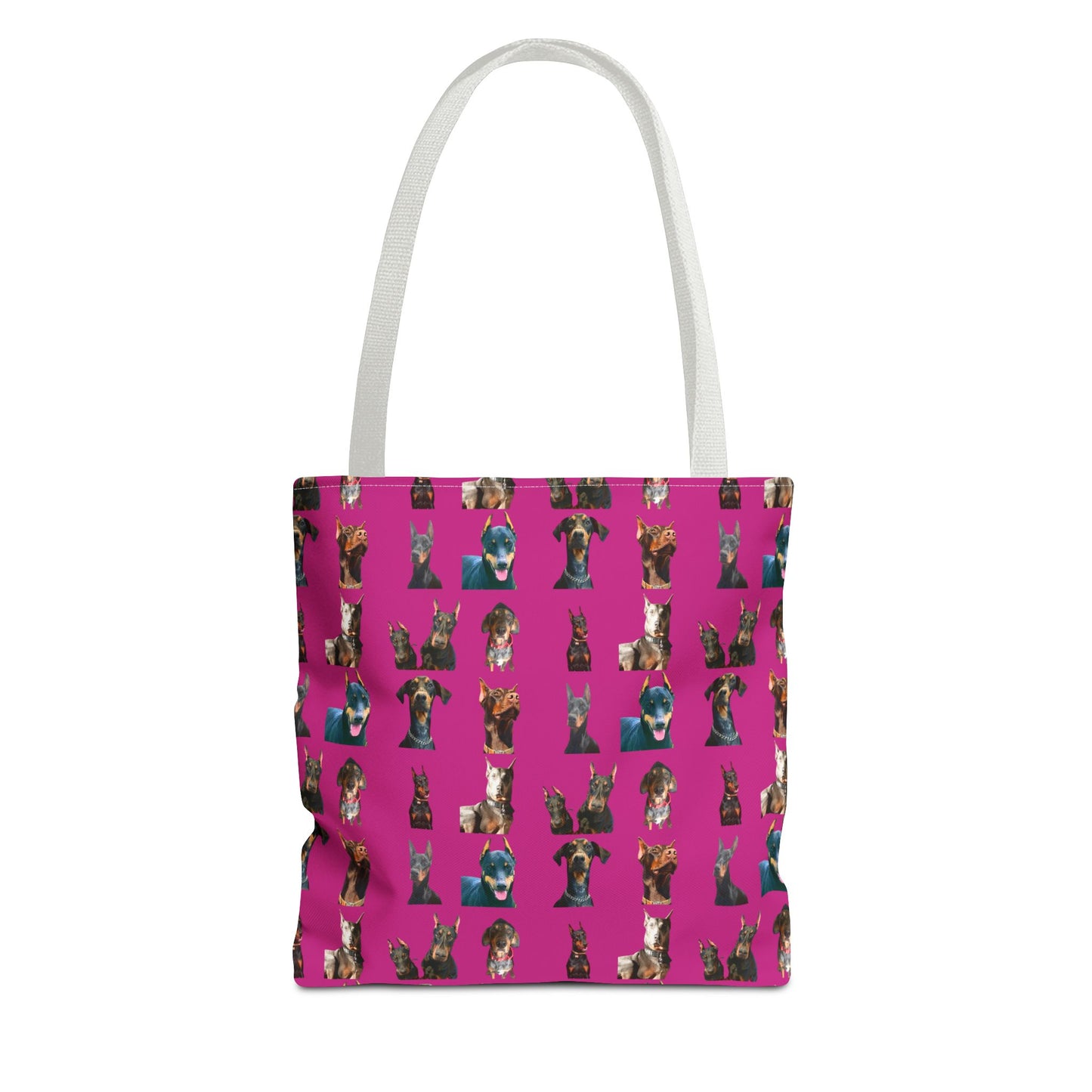 Edition 4 Doberman Model Pattern Pink Tote Bag