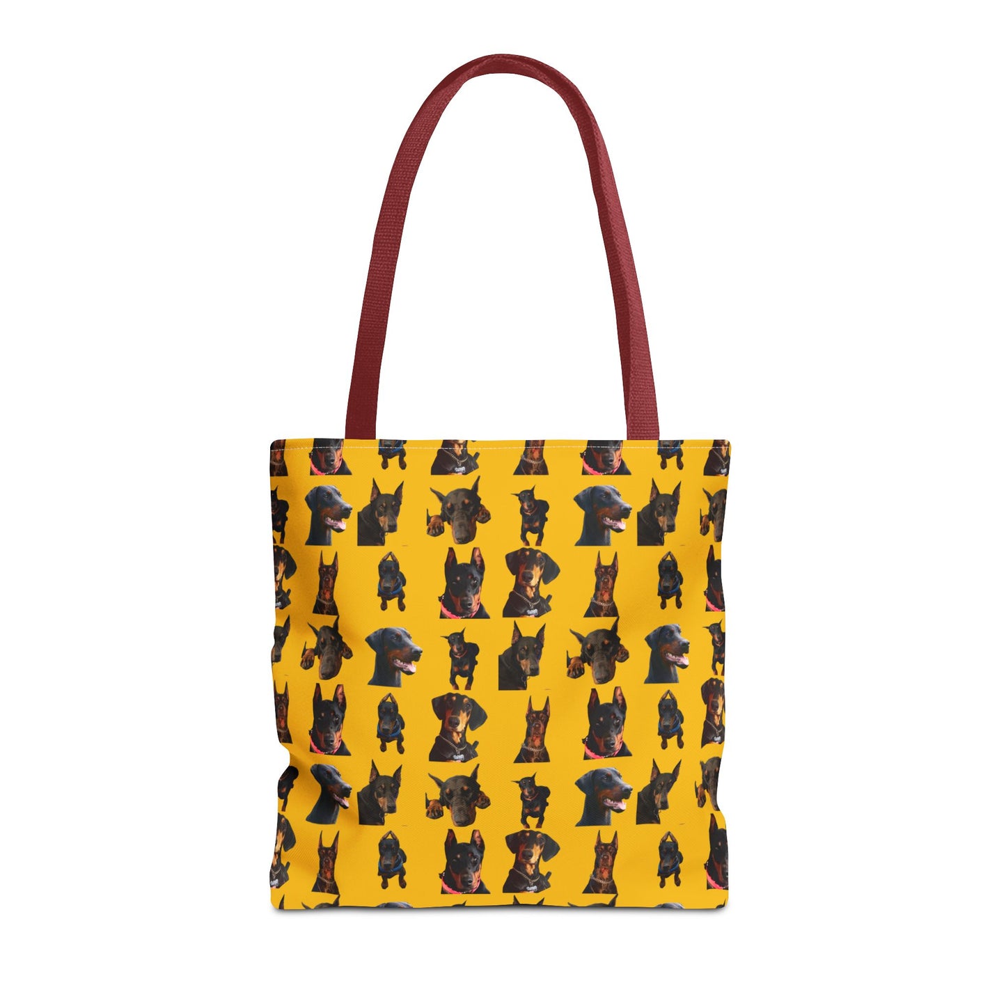 Edition 2 Doberman Model Pattern Yellow Tote Bag