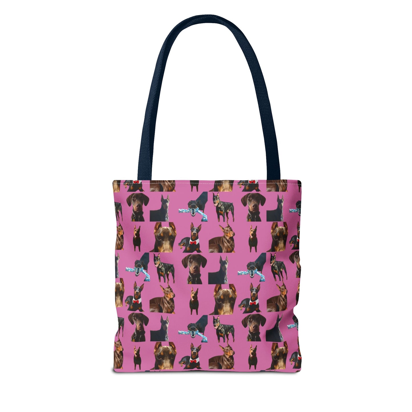 Edition 1 Doberman Model Pattern Pink Tote Bag