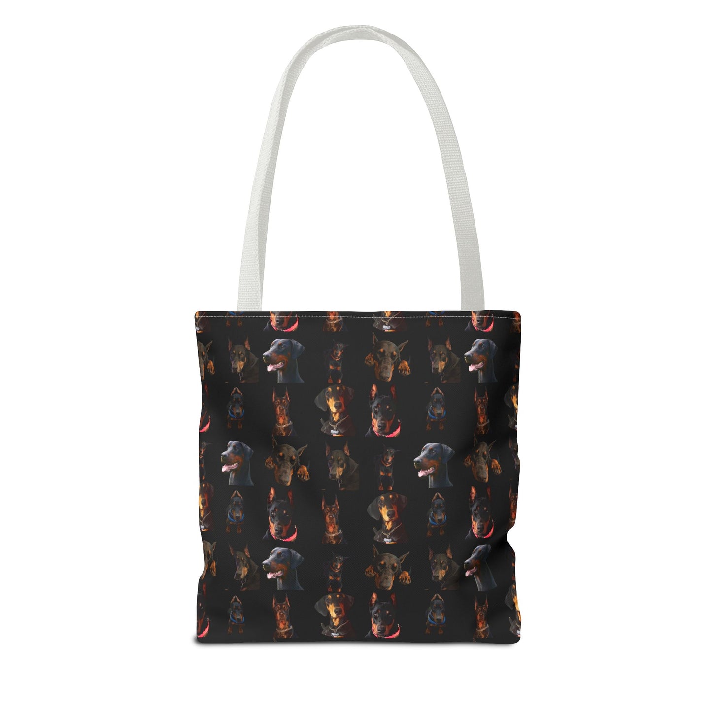 Edition 2 Doberman Model Pattern Black Tote Bag
