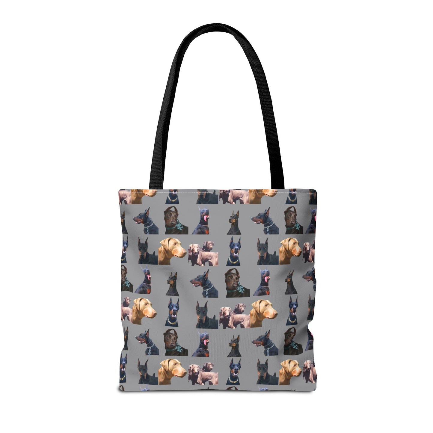 Edition 8 Doberman Model Pattern Gray Tote Bag