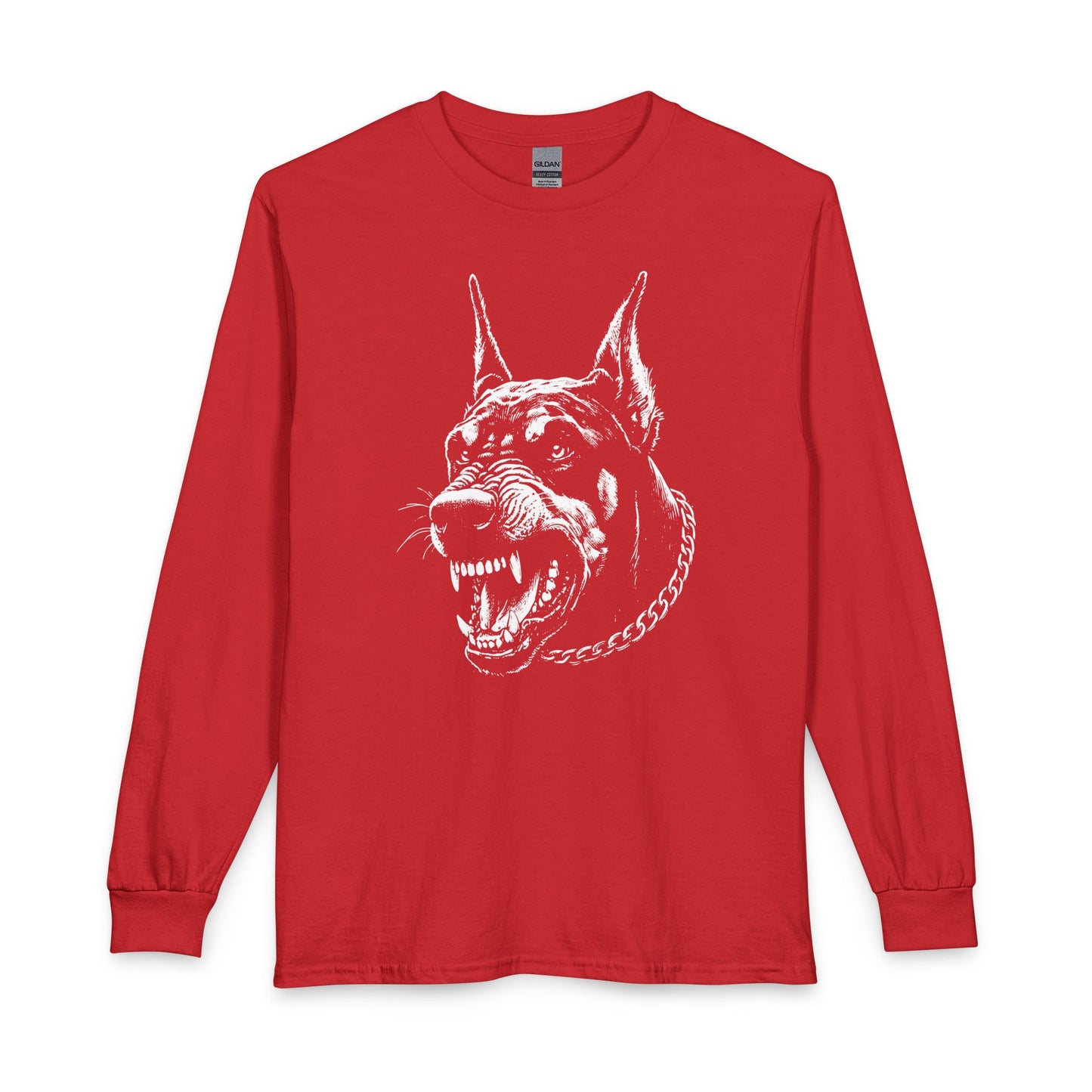 Protect 1  Long Sleeve Tee — Festive Doberman