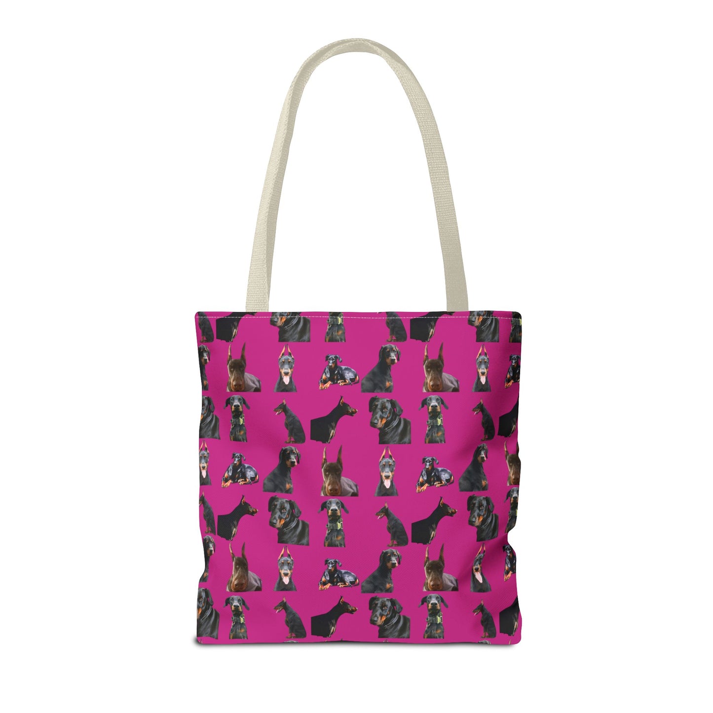 Edition 6 Doberman Model Pattern Pink Tote Bag