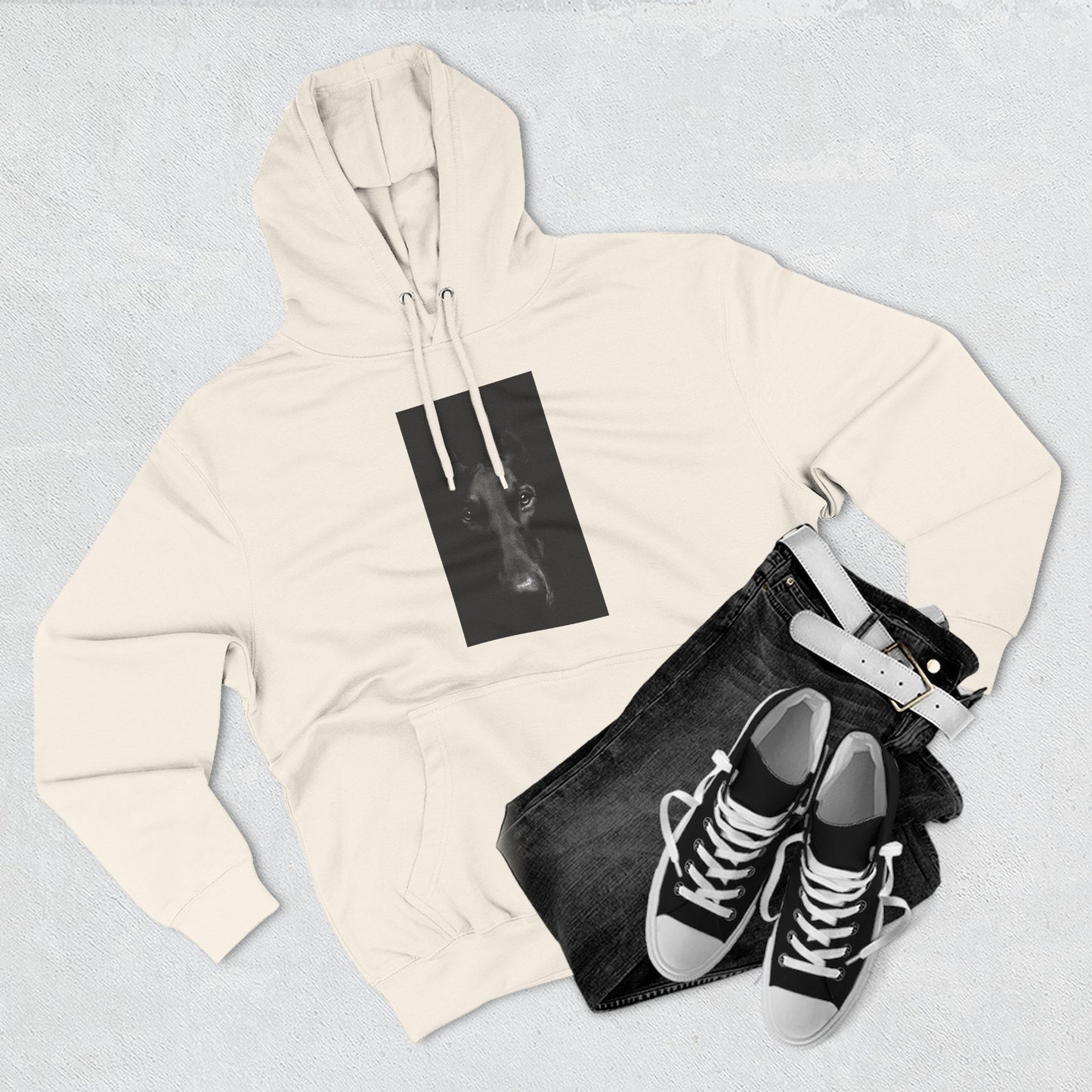Eye see you Three-Panel Fleece Hoodie