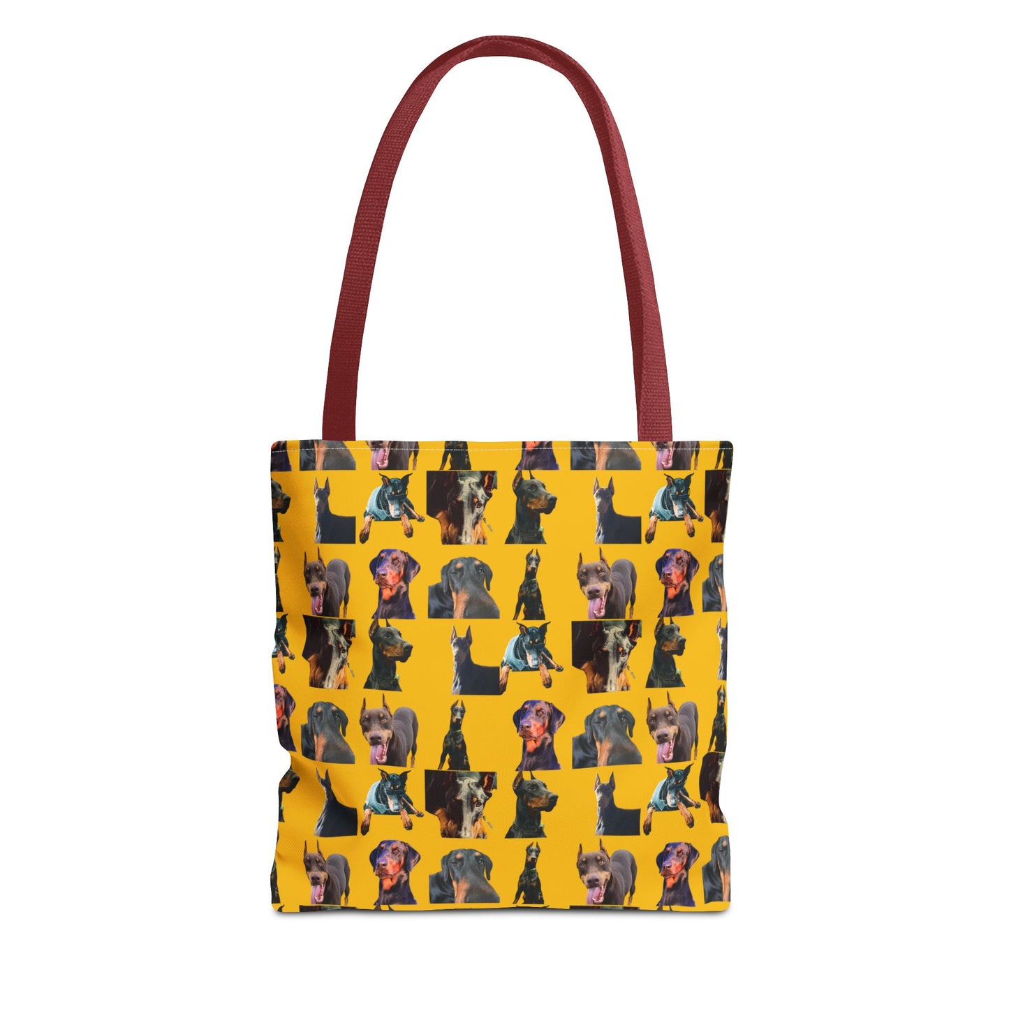 Edition 3 Doberman Model Pattern Yellow Tote Bag