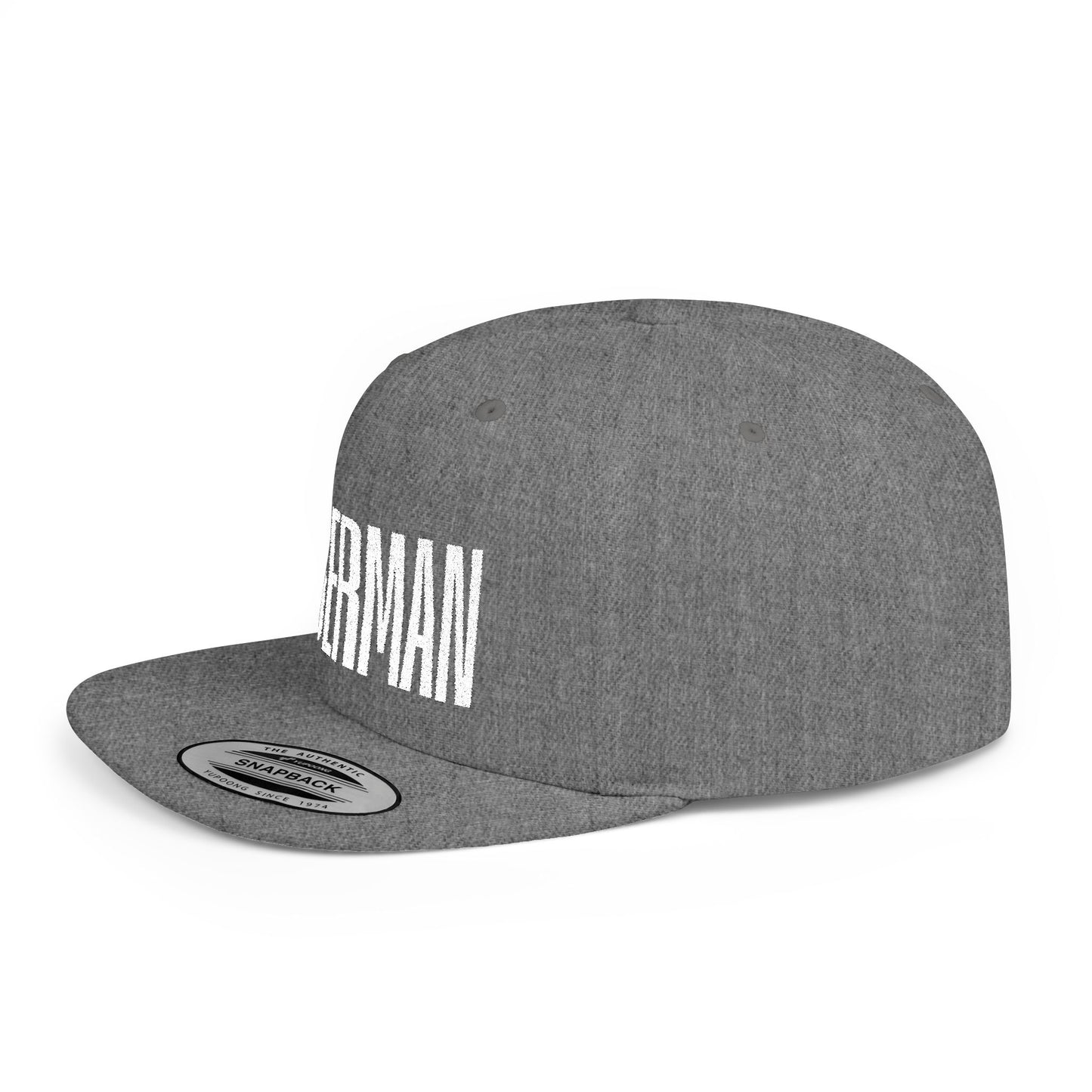 Doberman 2 Embroidered Flat Bill Snapback