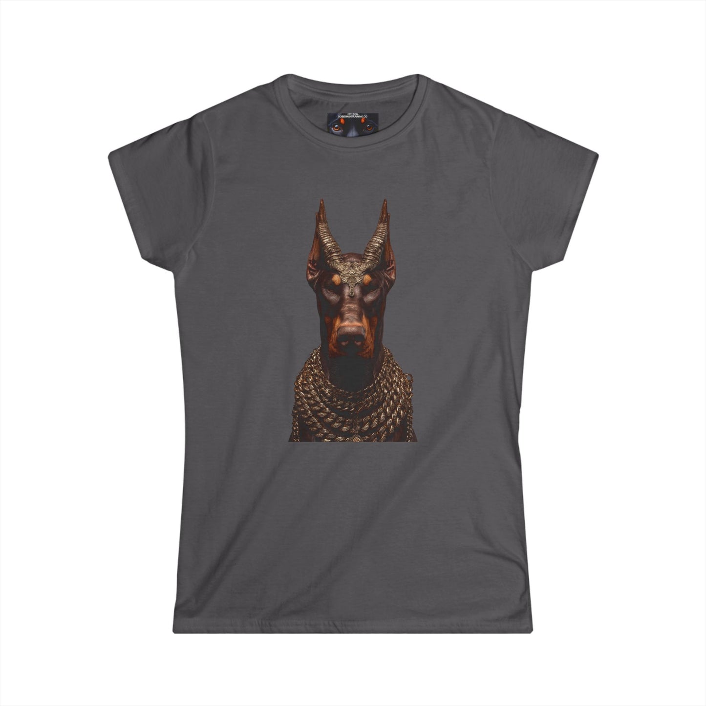 Doberman Goat 4 Women's Softstyle Tee
