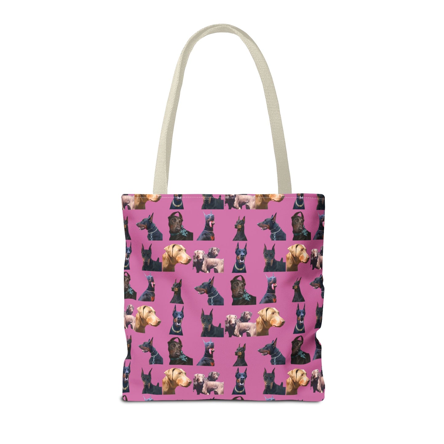 Edition 8 Doberman Model Pattern Light Pink Tote Bag