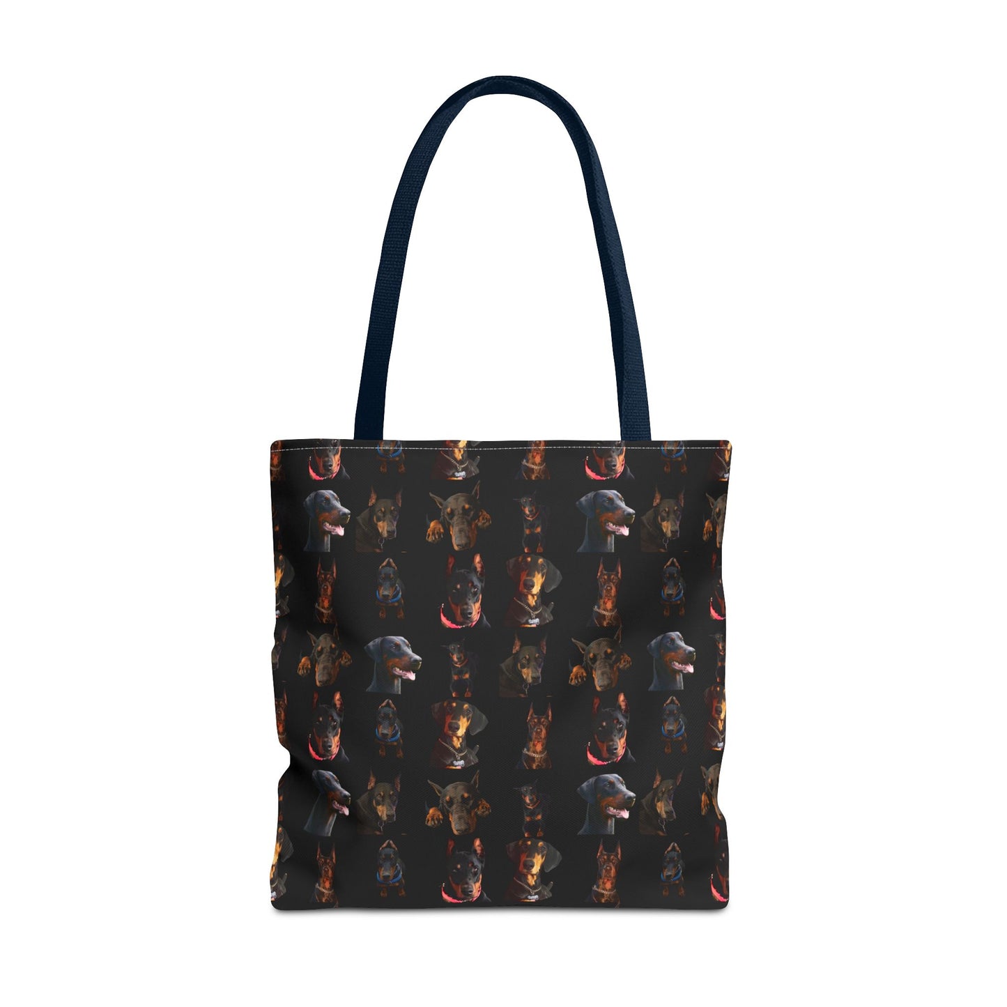 Edition 2 Doberman Model Pattern Black Tote Bag