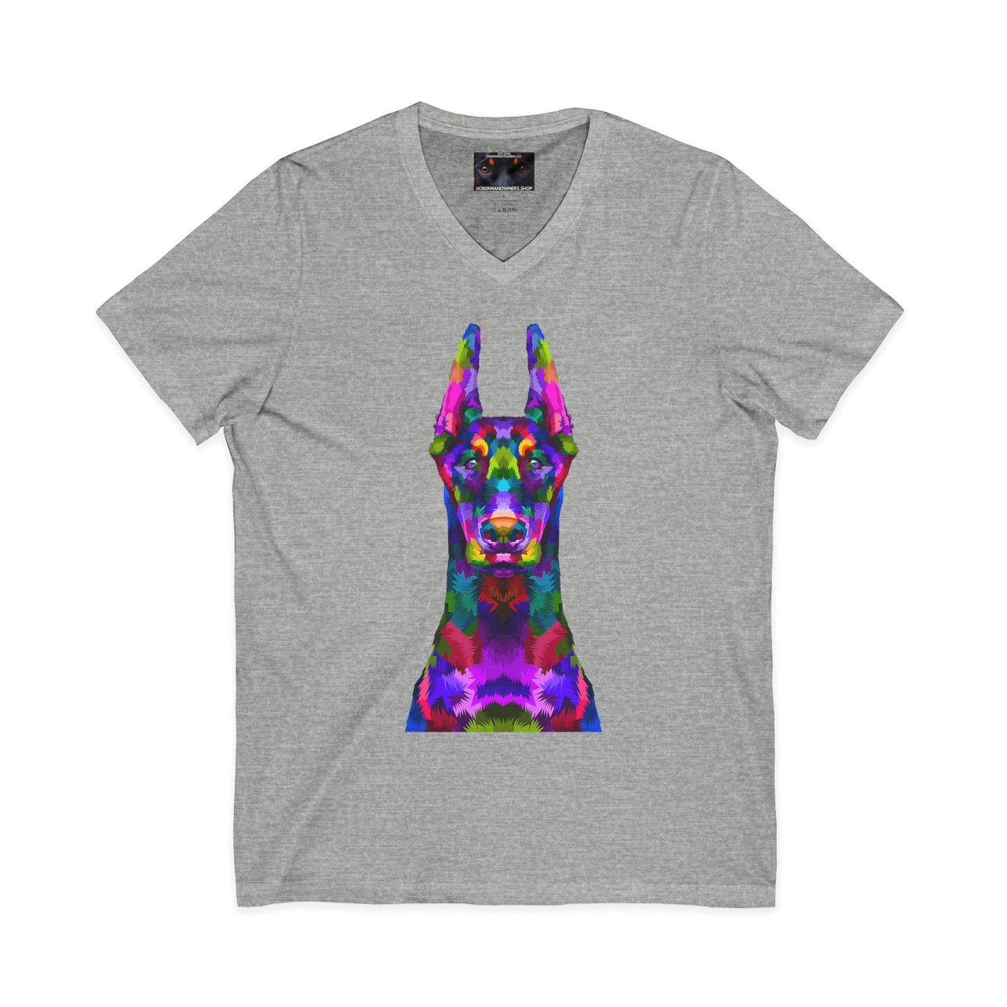 Look 1 Private Label Unisex Jersey Short Sleeve V-Neck Tee