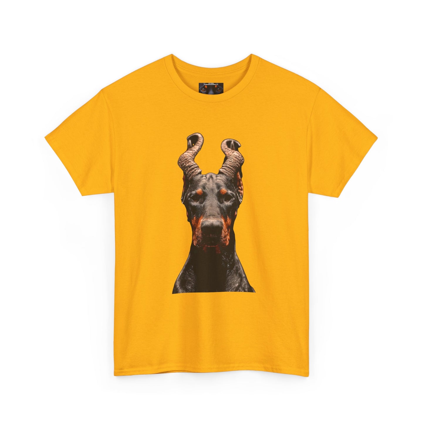 Doberman Goat 1Private Lable Unisex Heavy Cotton Tee