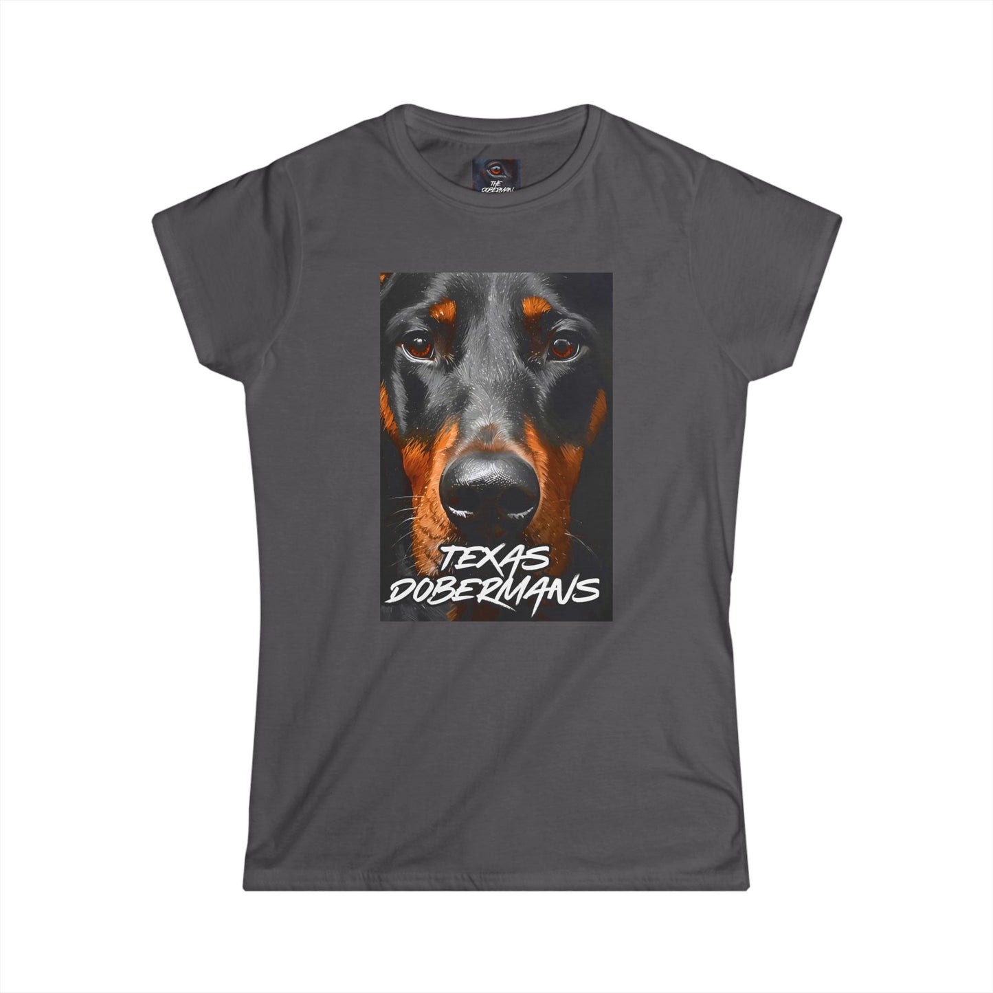 Doberman Texas 1 Women's Softstyle Tee