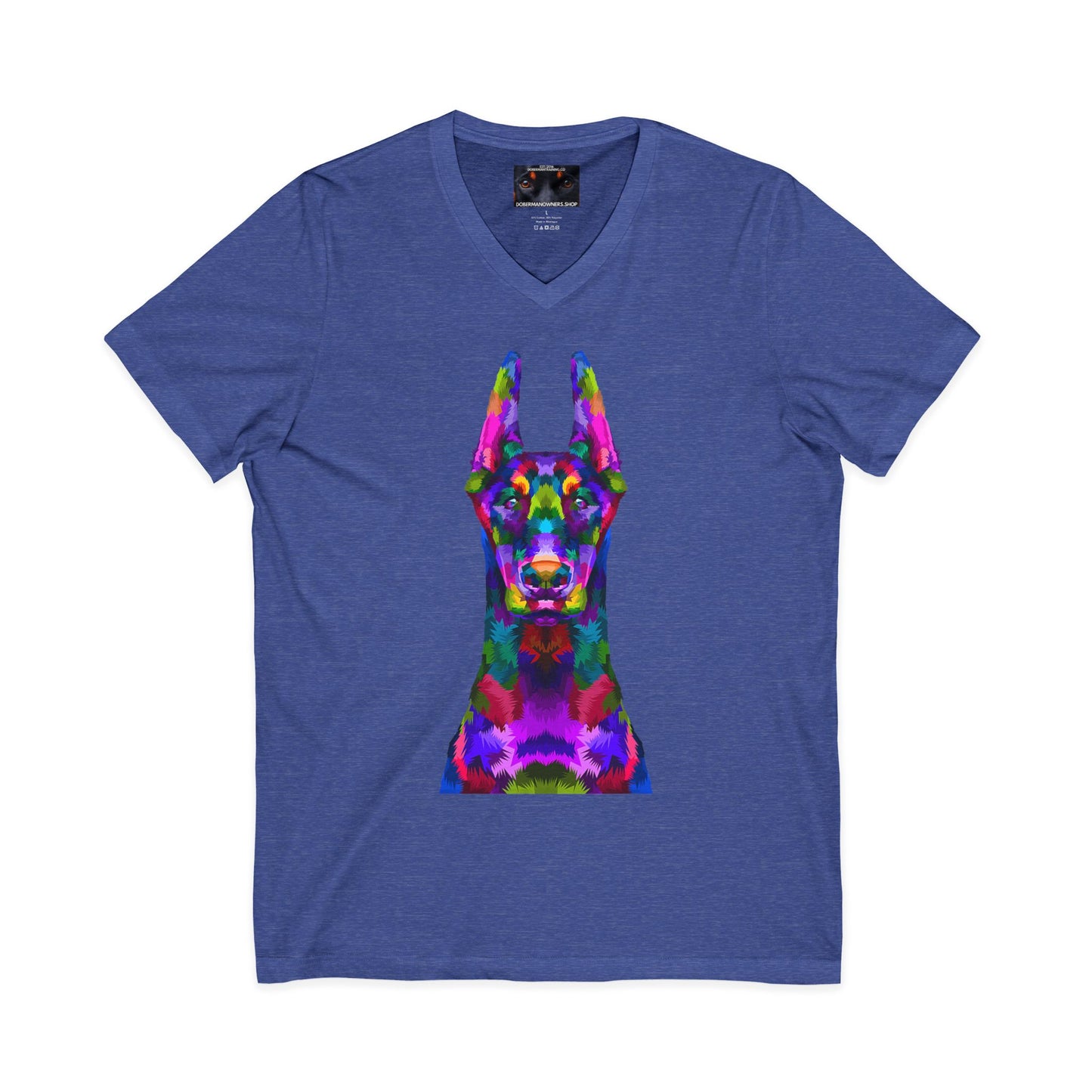 Look 1 Private Label Unisex Jersey Short Sleeve V-Neck Tee