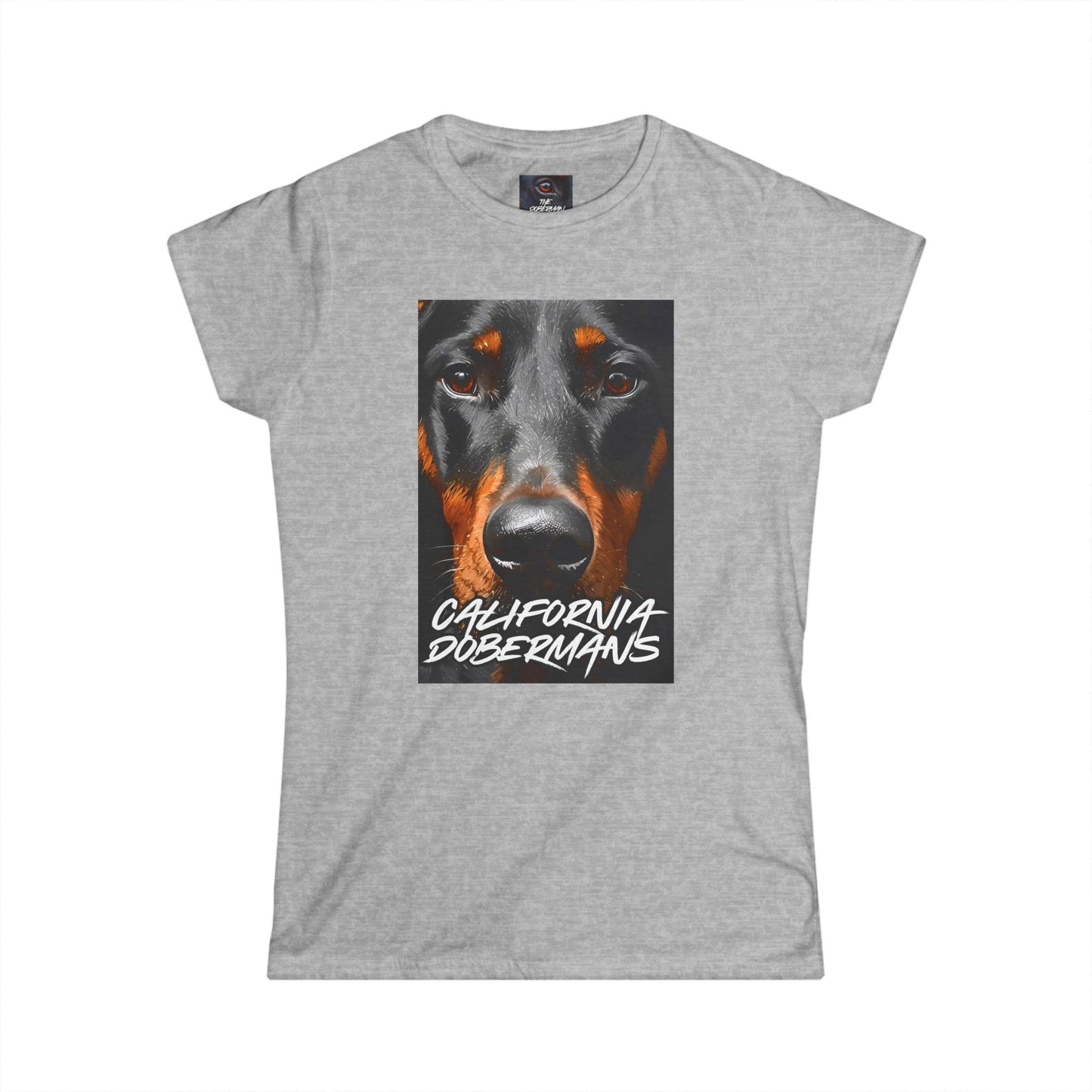 Doberman California 1 Women's Softstyle Tee