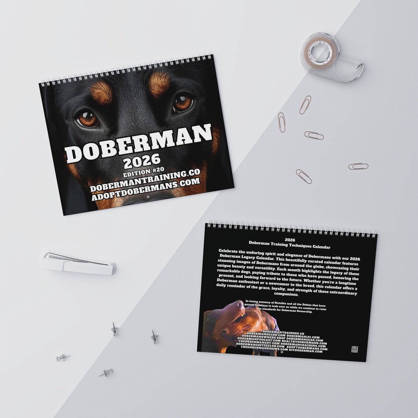 Edition 20 2026 Doberman Calendars