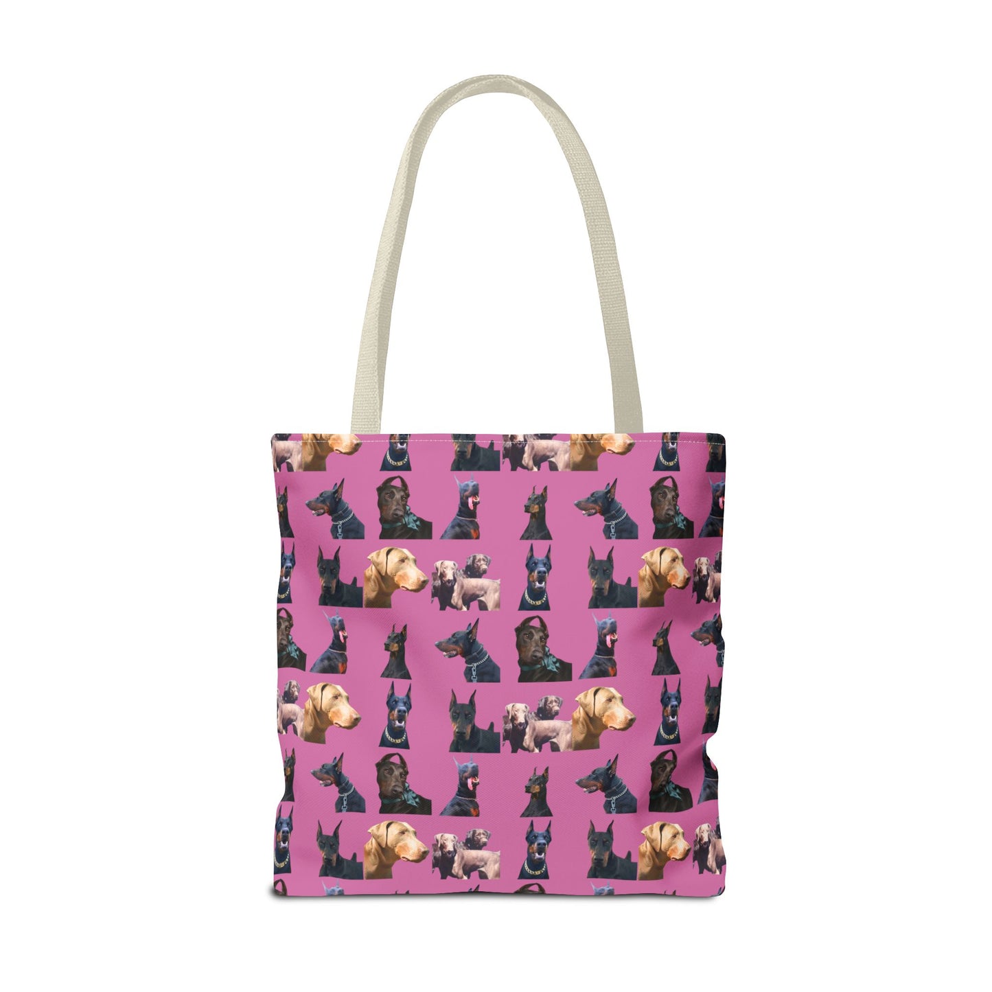 Edition 8 Doberman Model Pattern Light Pink Tote Bag