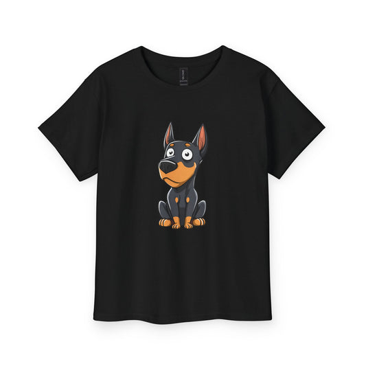 Kids Tee — Cute Doberman Puppy 2 Graphic