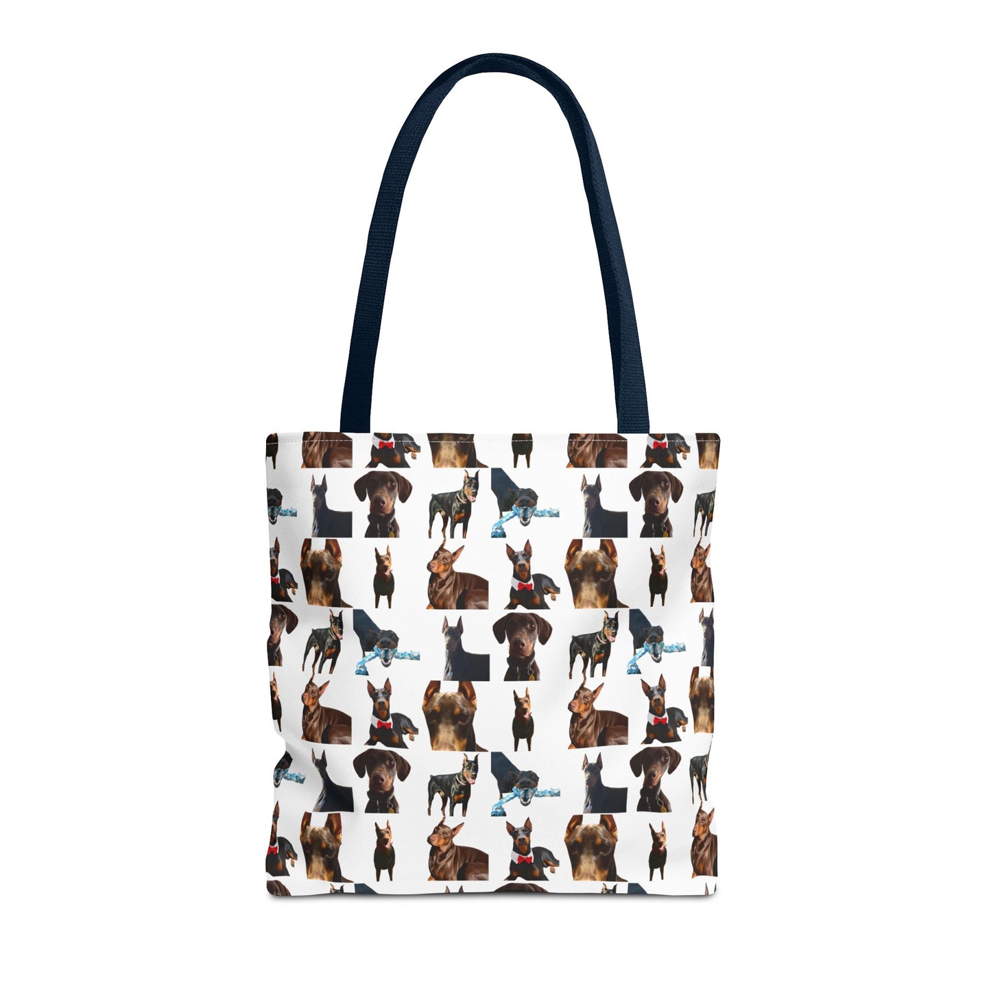 Edition 1 Doberman Model Pattern White Tote Bag