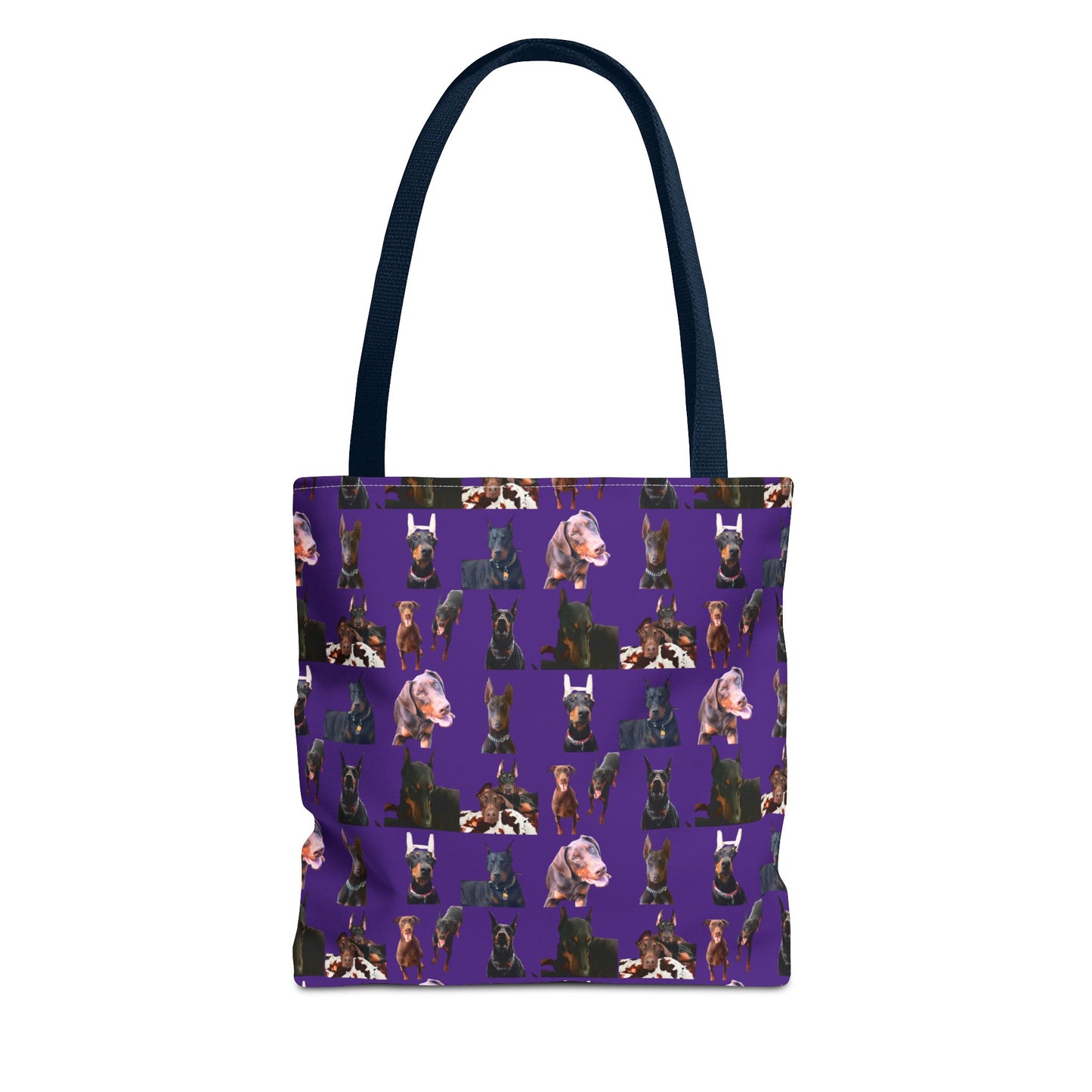 Edition 10 Doberman Model Pattern Purple Tote Bag