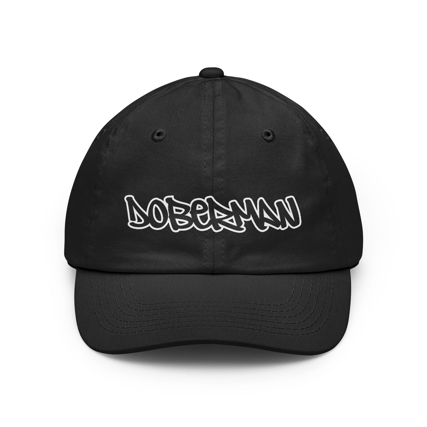 Doberman 1 Script Baseball Cap