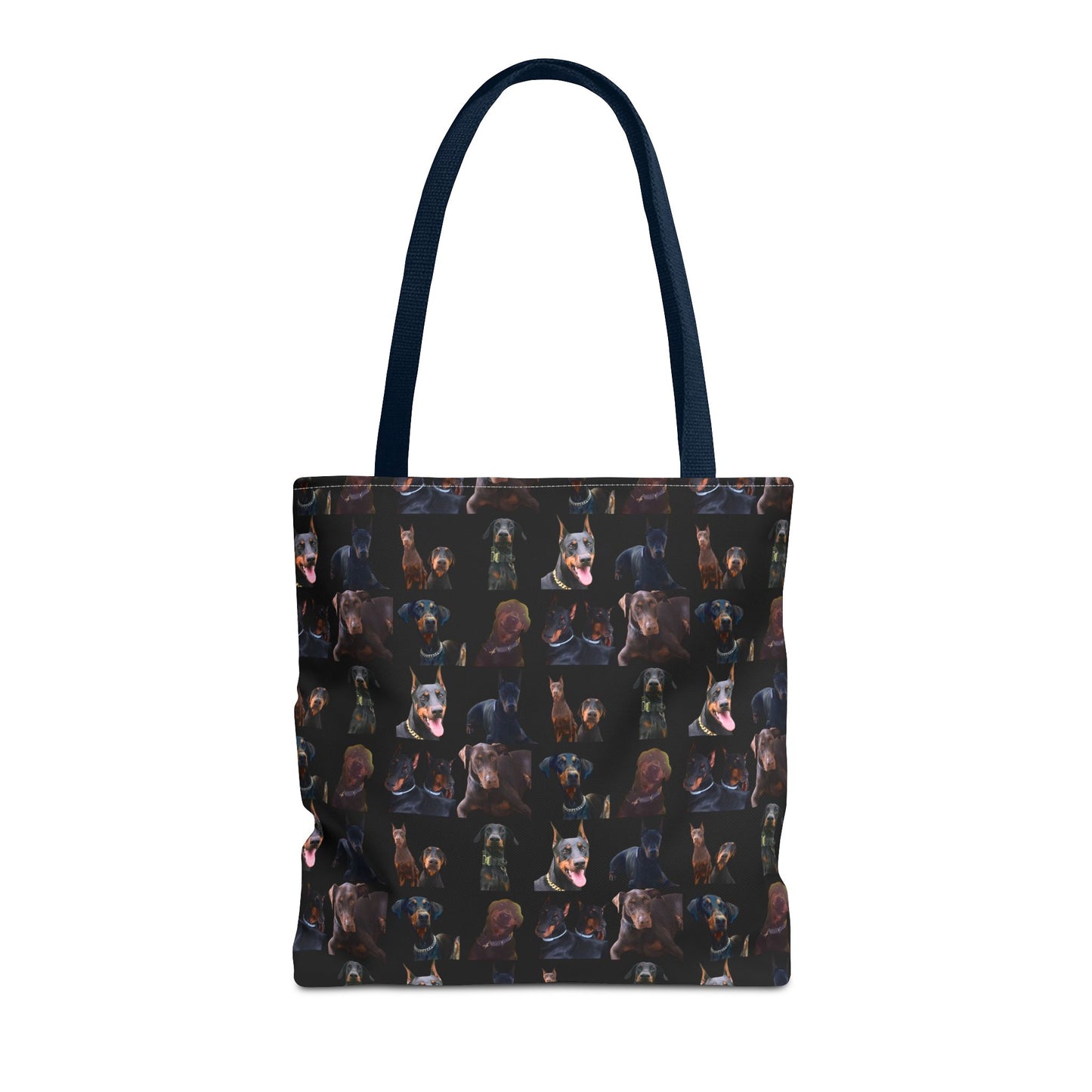 Edition 5 Doberman Model Pattern Black Tote Bag