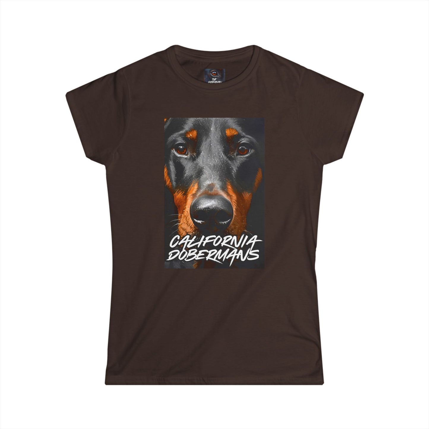 Doberman California 1 Women's Softstyle Tee