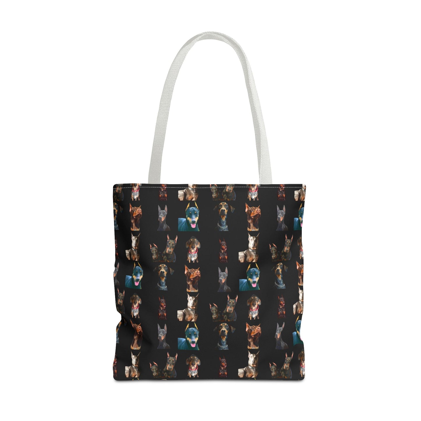 Edition 4 Doberman Model Pattern Black Tote Bag